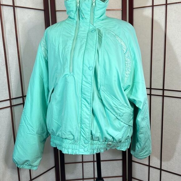 Obermeyer Sport light teal winter coat size 14 - Picture 1 of 13